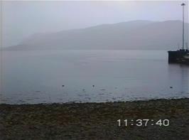 View across Little Loch Broom from outside the youth hostel